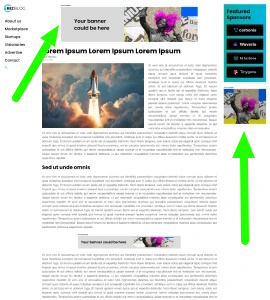 site wide banner ads